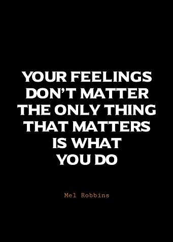 Mel Robbins quote about action
