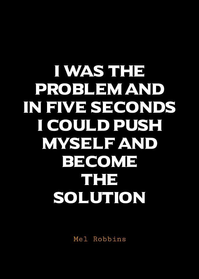 Mel Robbins Inspirational Quote