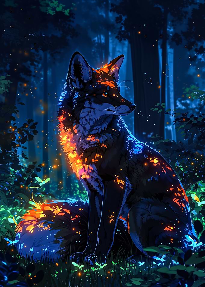 Fox in Forest