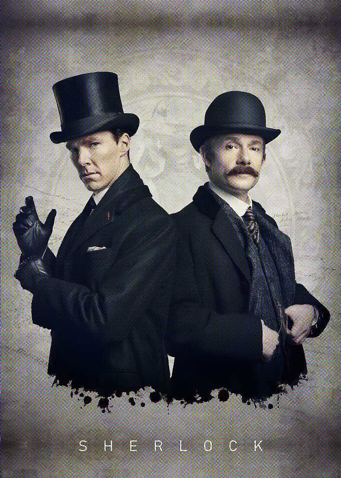 Sherlock and Watson in Victorian Attire