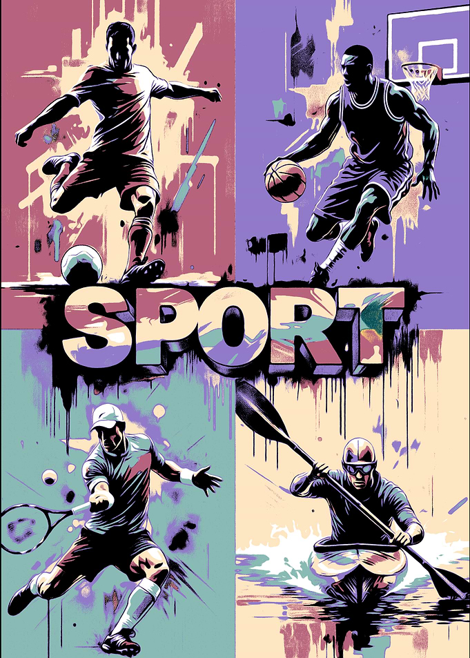 Dynamic Sports Collage