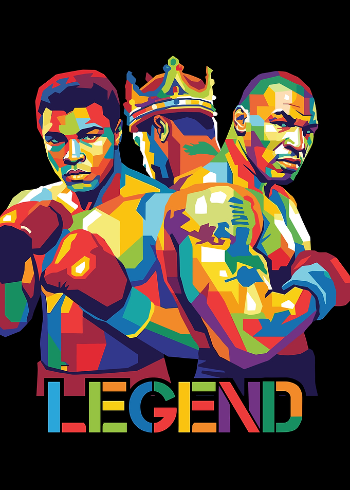 Boxing Legends Pop Art