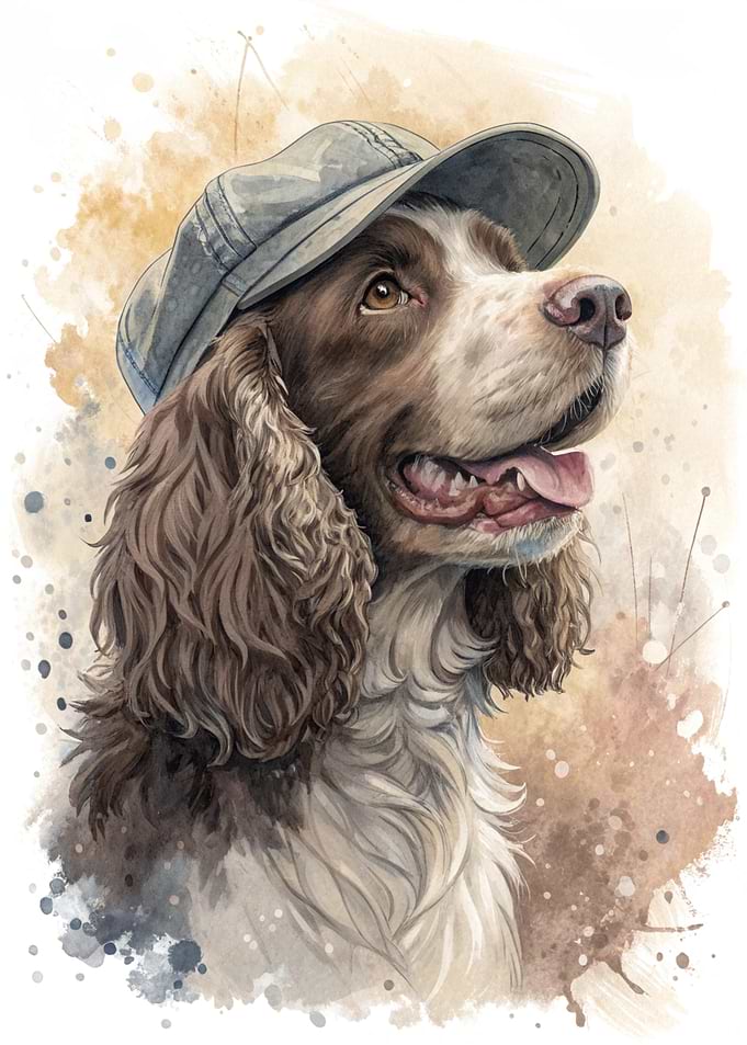 Dog Wearing a Cap