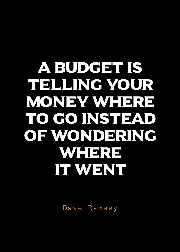 Budgeting quote by Dave Ramsey