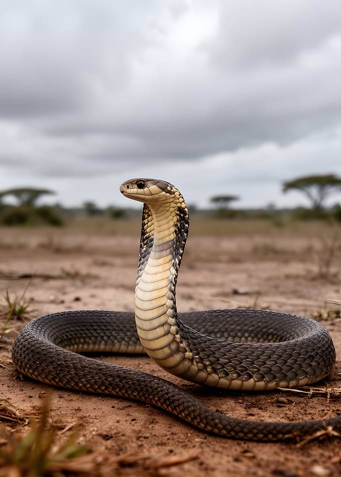 Cobra in the Savannah
