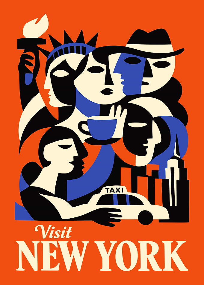 Visit New York City Poster