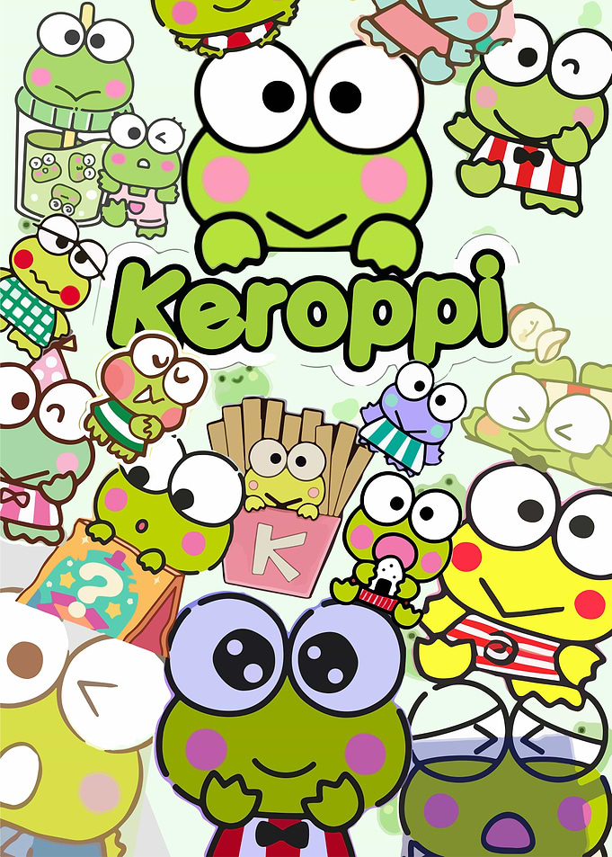 Keroppi and Friends Collage