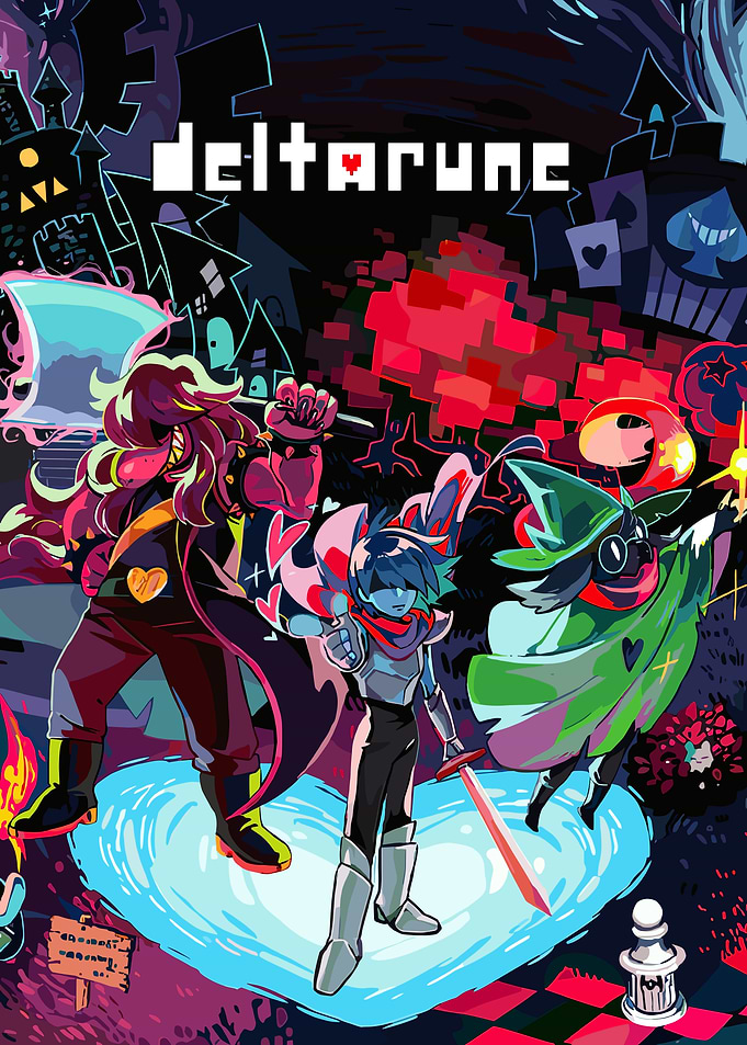 Deltarune Characters and Logo