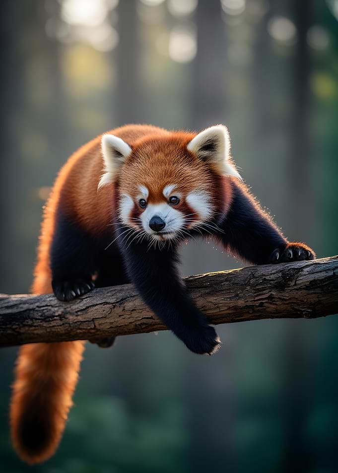 Red Panda on a Branch