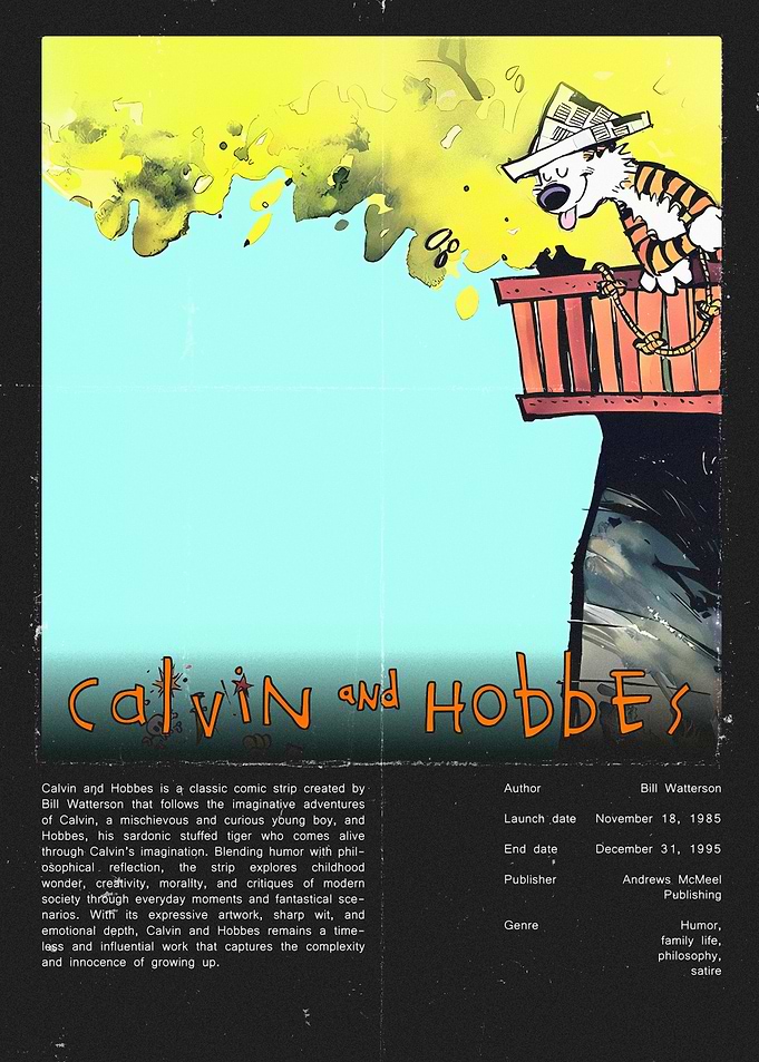 Calvin and Hobbes Comic Art