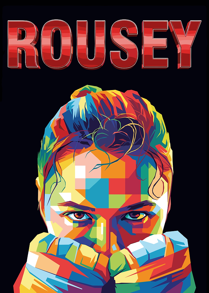 Rousey: Ronda Rousey Pop Art Portrait
