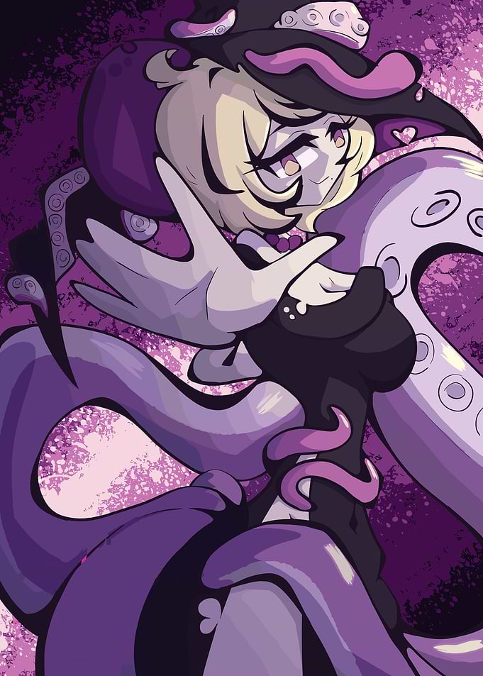 Octopus Witch Character Art