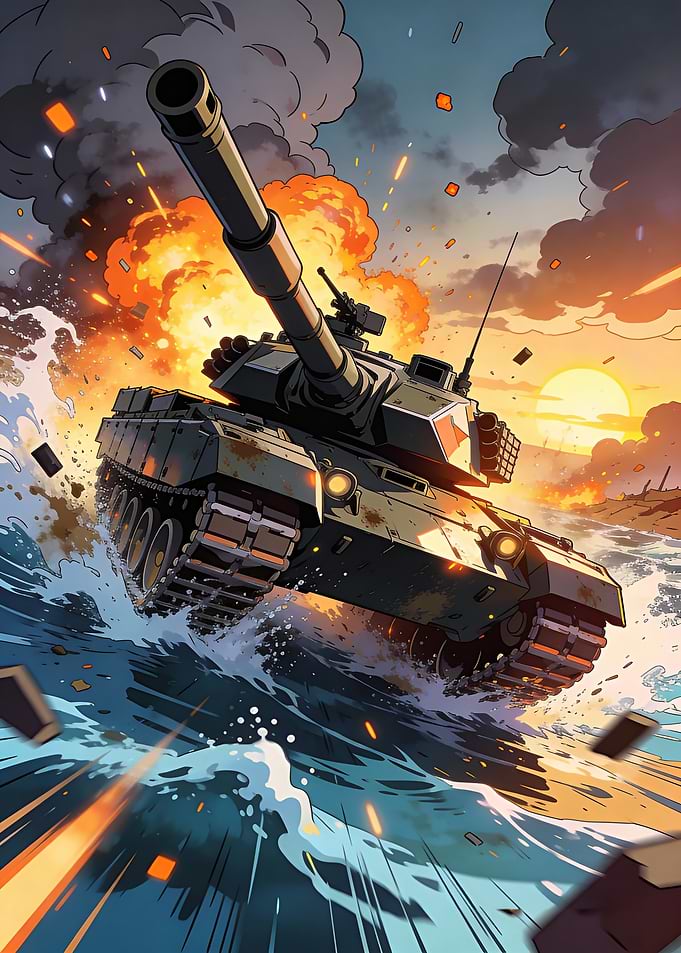 Tank in Combat