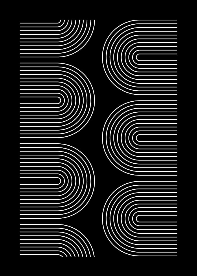 Abstract Geometric Rainbow Pattern