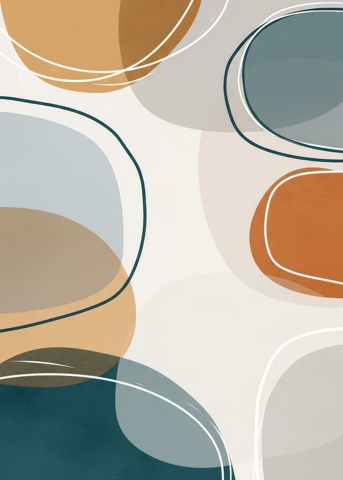 Abstract Shapes with Organic Lines