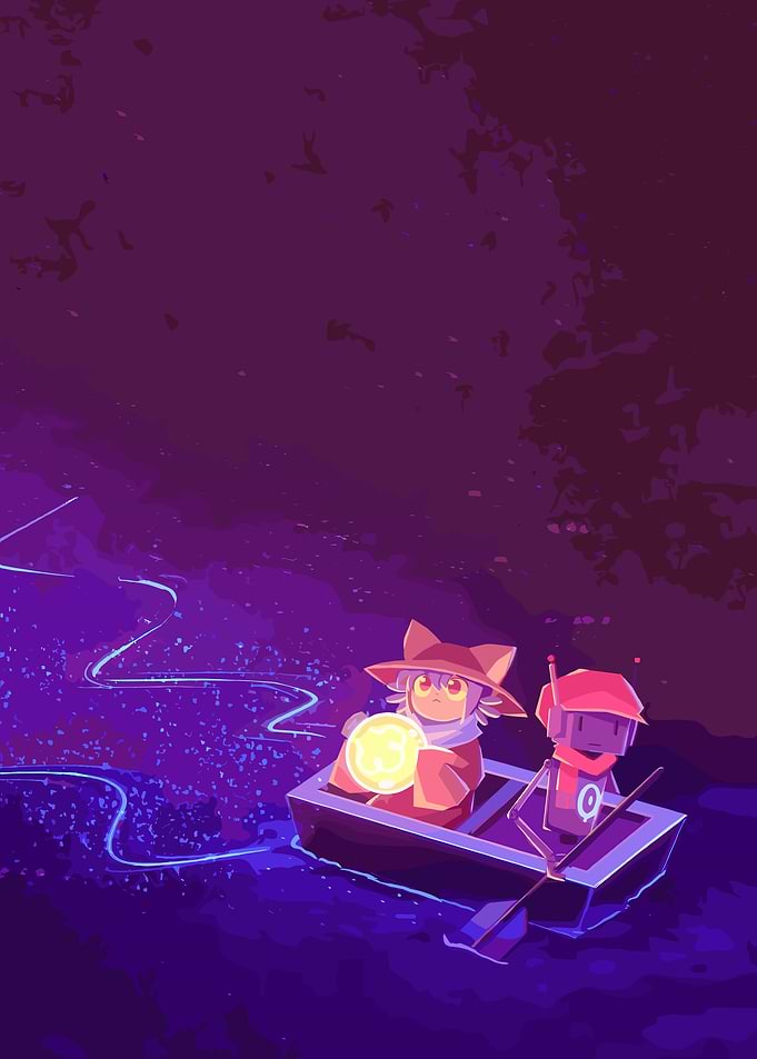 Niko and the Robot in a Boat