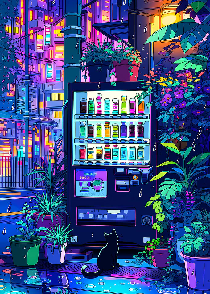 Neon Rain Tokyo Drizzle