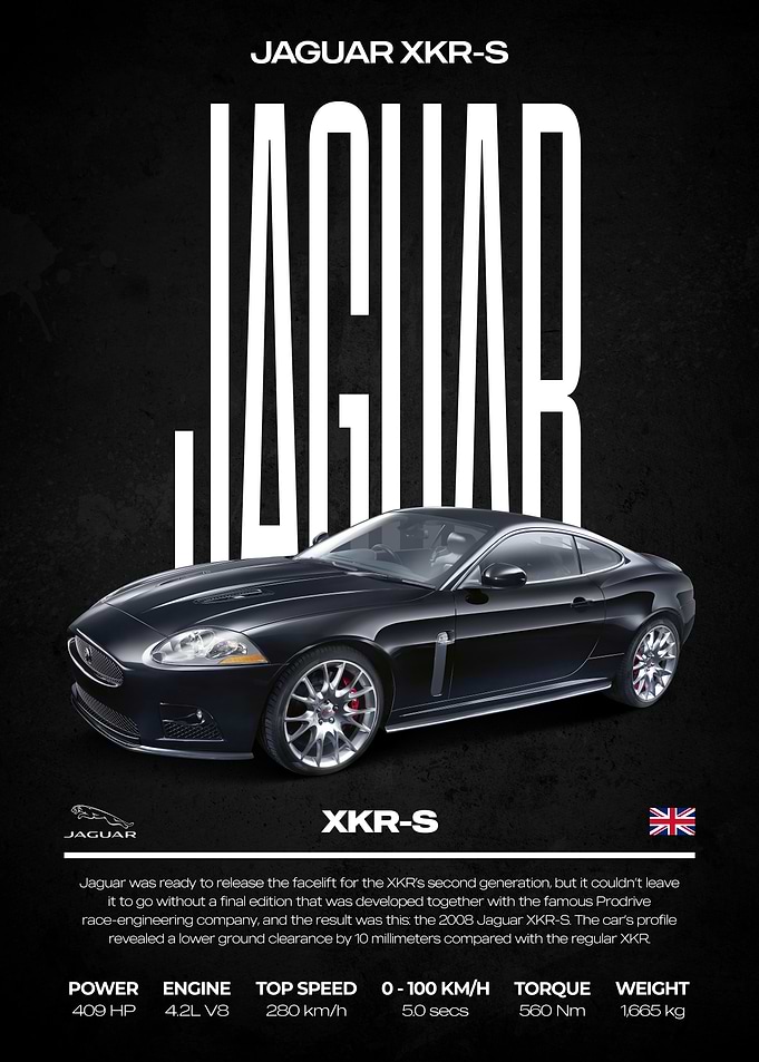 Jaguar XKR-S Poster