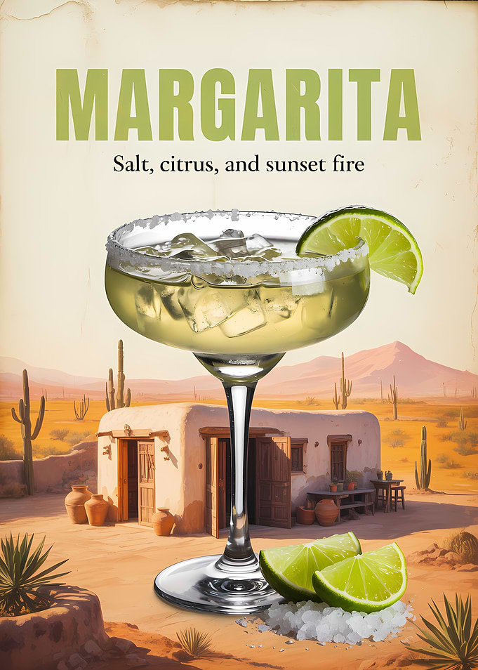 Margarita in a Desert Setting