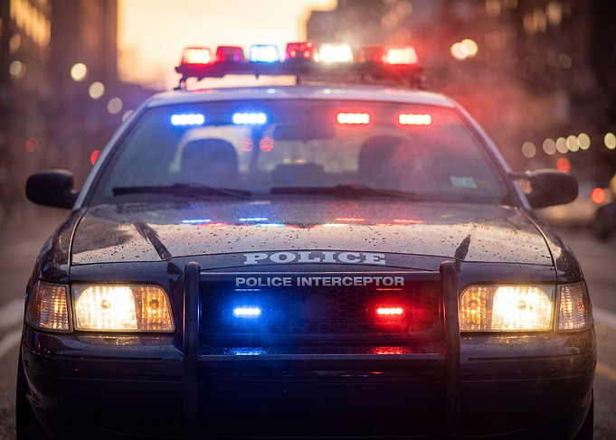 Police Interceptor with Lights