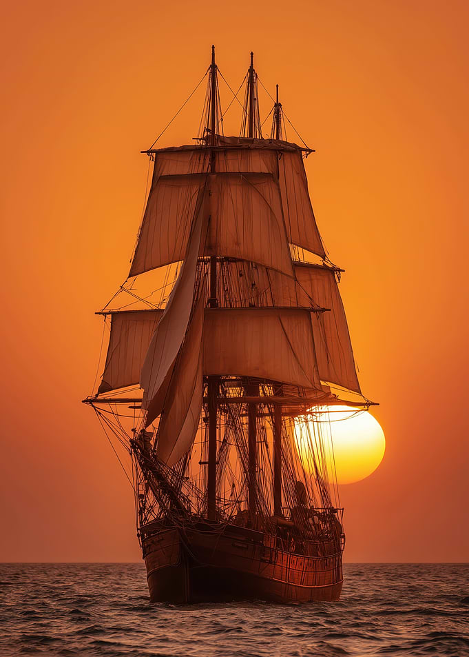 Sailboat at Sunset
