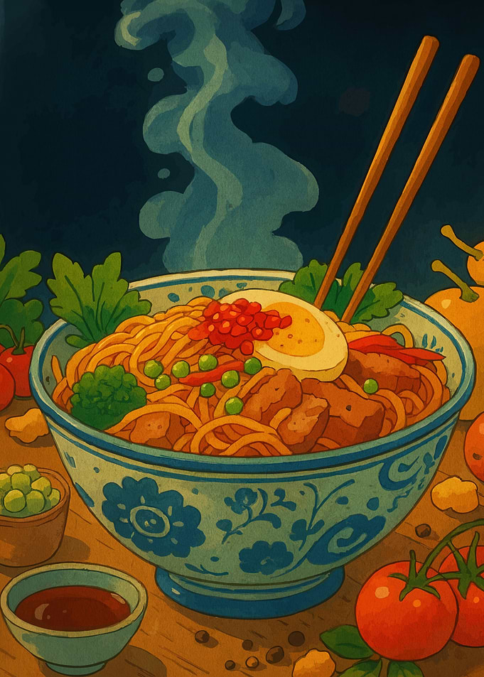 Steaming Bowl of Ramen