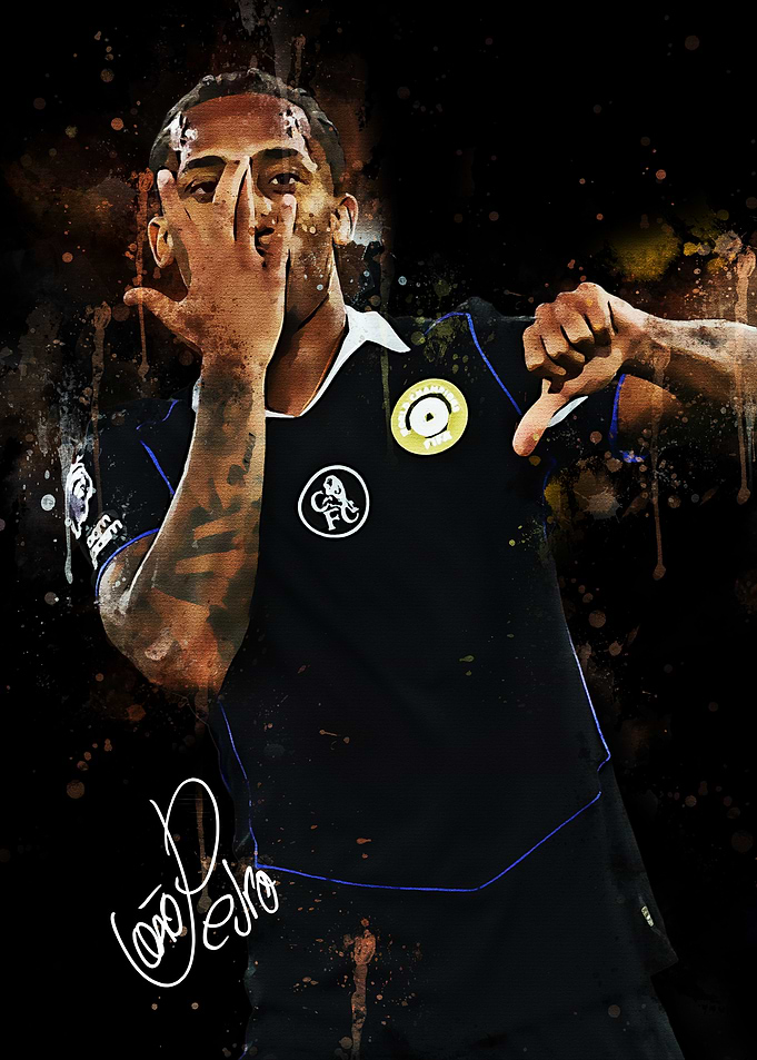 Joao Pedro with Hand Gesture