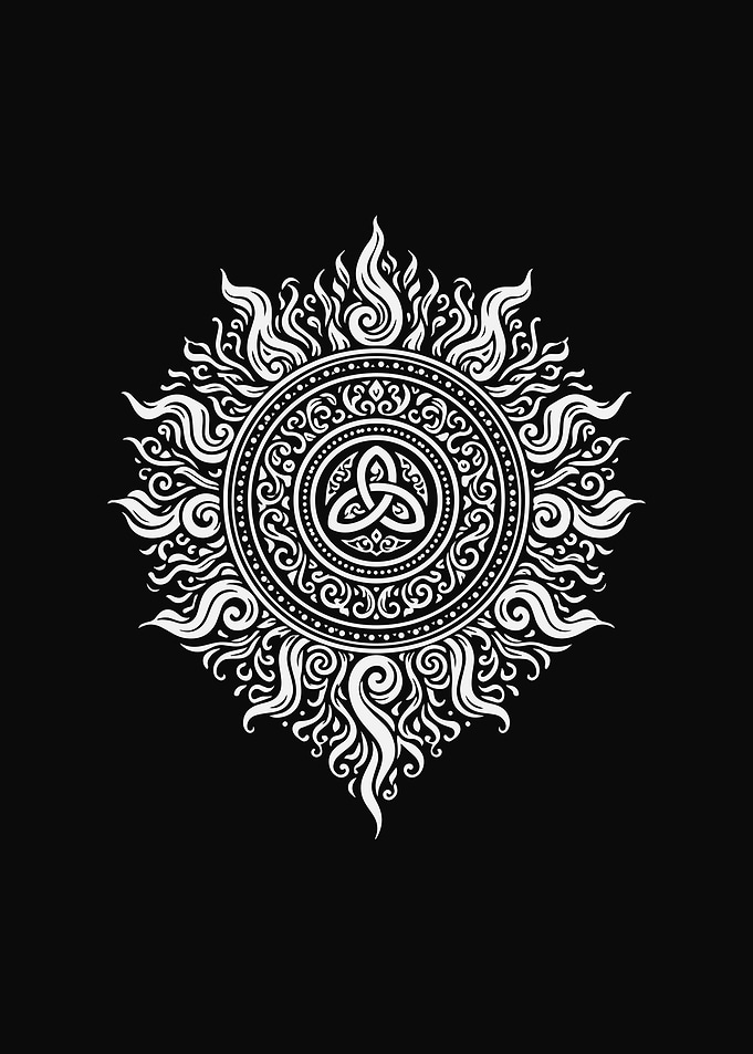 Sacred Sun Mandala