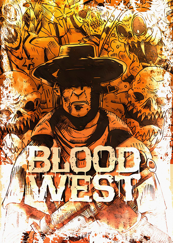 Blood West Game Poster