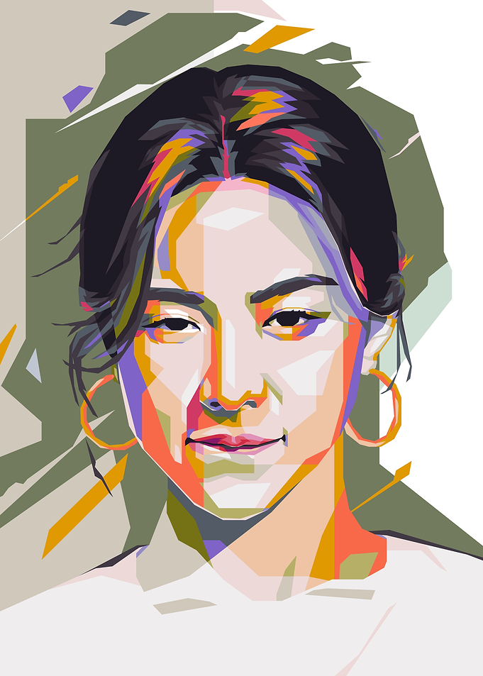 Pop Art Portrait of a Woman