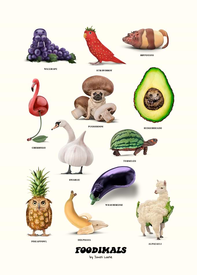 Foodimals - Animal-Food Hybrids