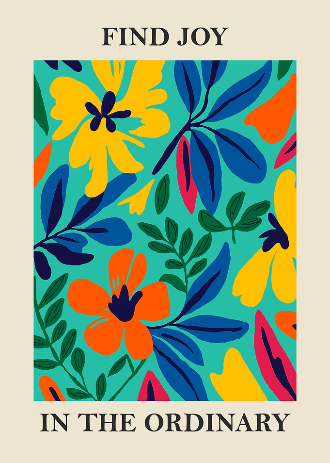 Find Joy In The Ordinary Floral Art