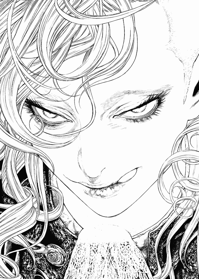 Manga Character Close-up