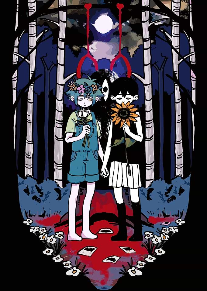 OMORI Basil and Sunny in Forest