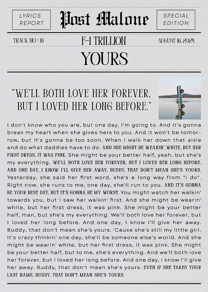Post Malone 'Yours'