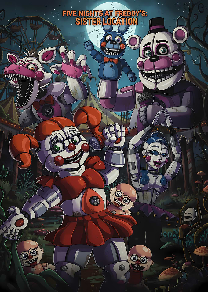 Five Nights at Freddy's Sister Location Poster
