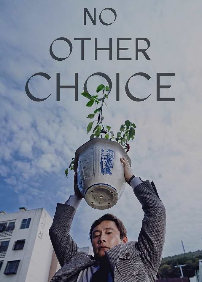 No Other choice Man holding a potted plant