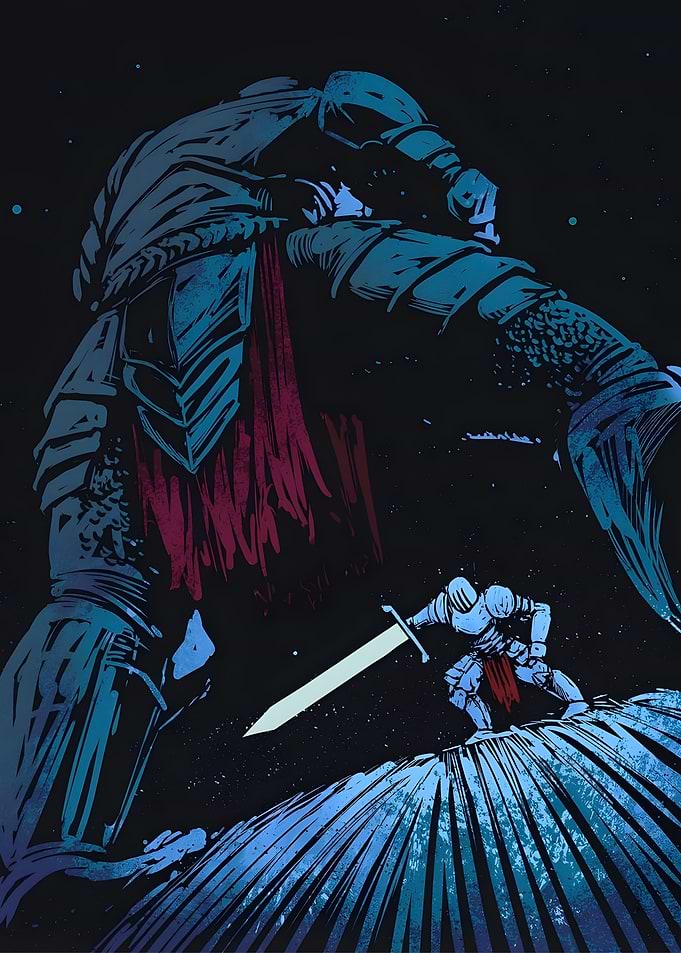 Giant Knight vs Small Knight