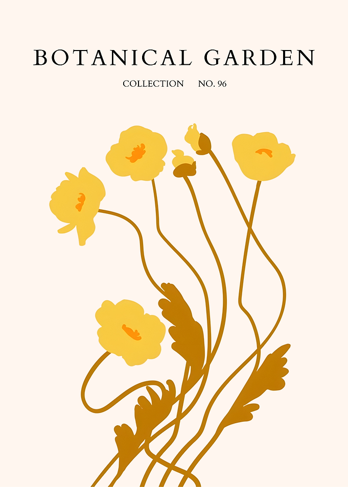 Botanical Garden Collection No. 96 Poster