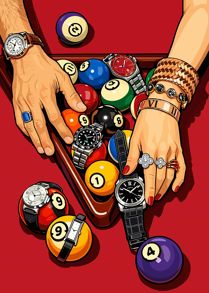 Luxury Watches and Billiard Balls
