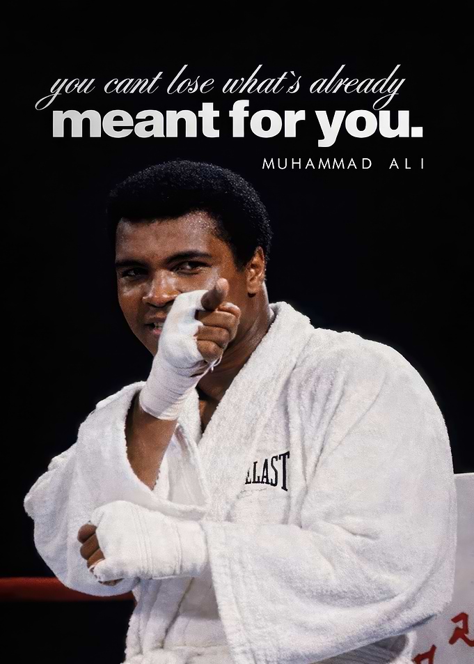 Muhammad Ali motivational quote