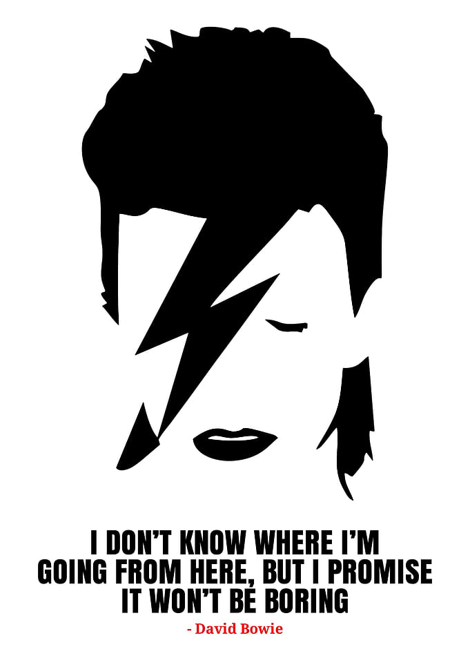 David Bowie Lightning Bolt Quote