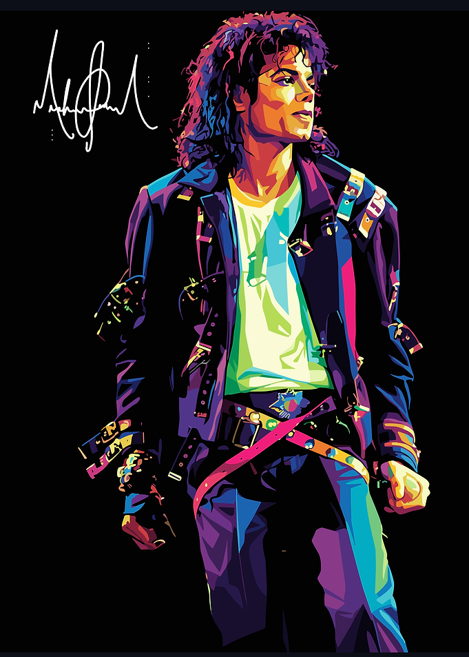 Michael Jackson Pop Art Portrait