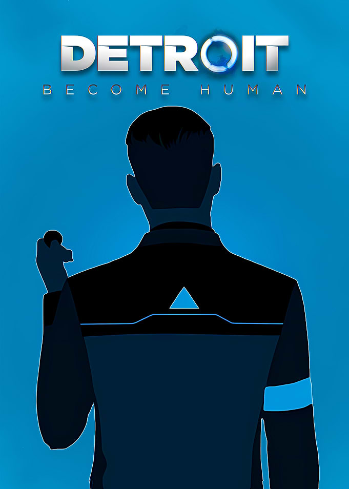 Detroit: Become Human Connor Minimalist Poster