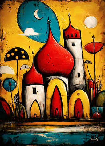 Mythic Towers in a Chromatic City