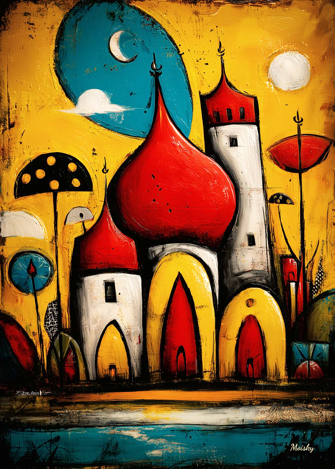 Mythic Towers in a Chromatic City