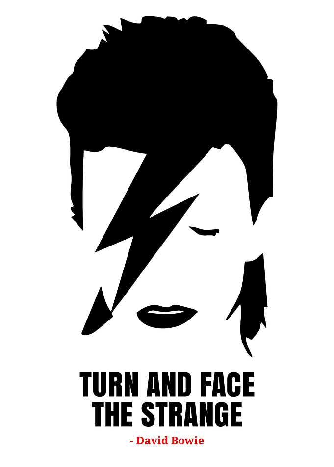 David Bowie Ziggy Stardust Portrait