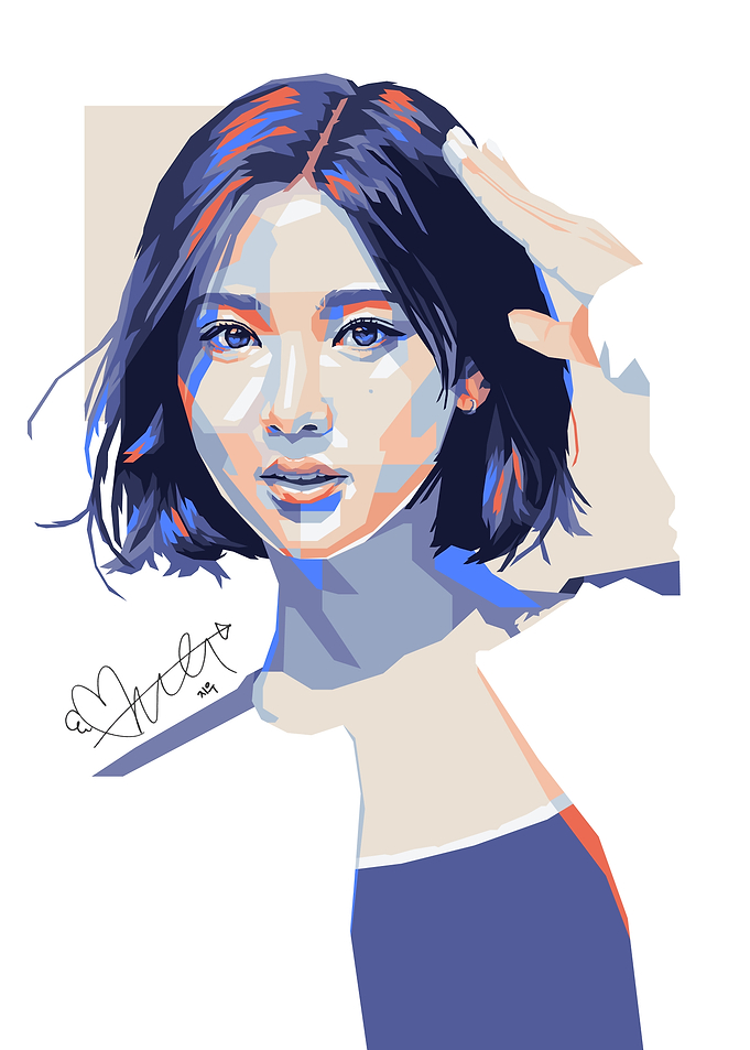 Pop Art Portrait of a Woman