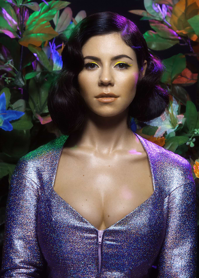 Marina Diamandis in Glittery Dress