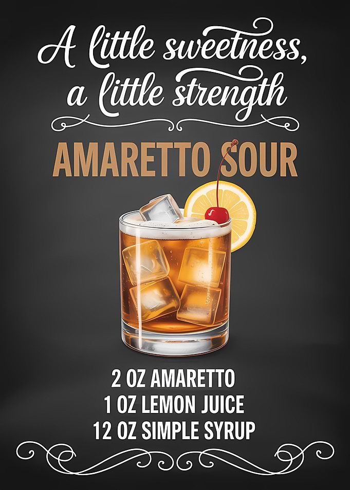 Amaretto Sour Cocktail Recipe